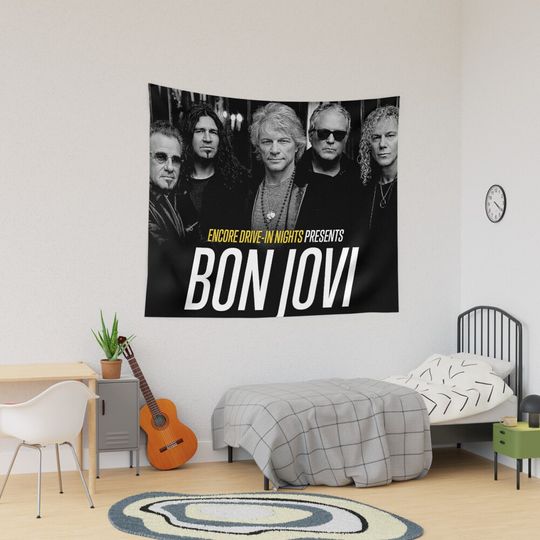 Discover Bon Jovi Tapestry, Bon Jovi Fan Decor