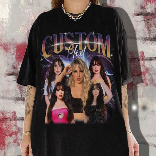 Discover Custom Vintage Graphic 90s Photo Shirt