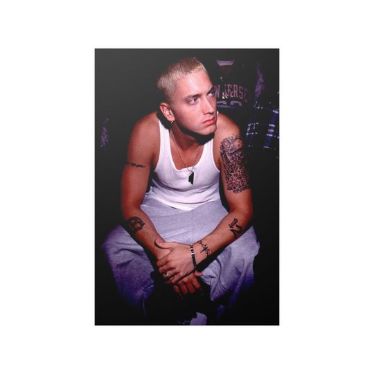 Discover Eminem Poster Satin Posters (210gsm) art artwork movie rap hiphop