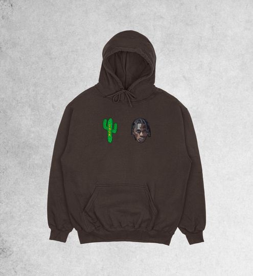 Discover Cactus Jack Hoodie, Travis Cactus Jack Printed Hoodie