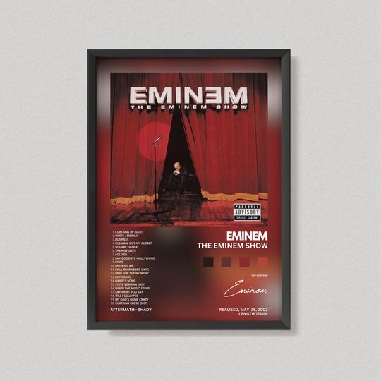 Discover Eminem The Eminem Show | Album cover posters