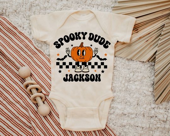 Discover Personalized Halloween Onesie, Spooky Dude Onesie