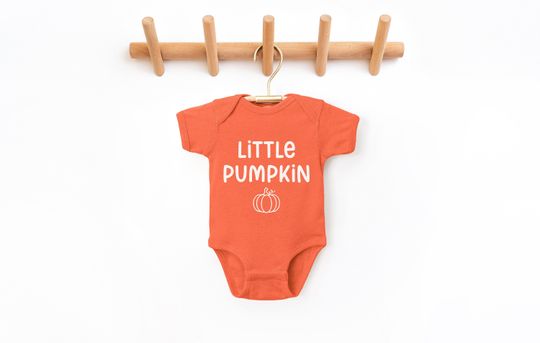 Discover Little Pumpkin Onesie, Natural Fall Baby Onesie, Pumpkin Baby