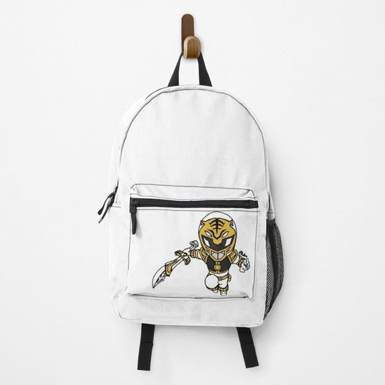 Discover White Light of Justice Power Ranger Mighty Morphin Backpack