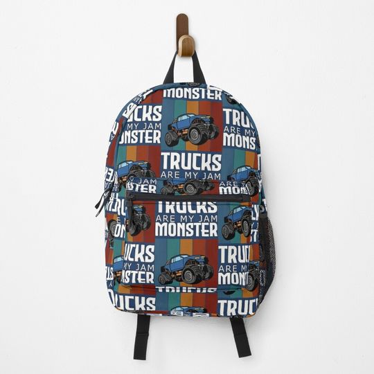 Discover Monster Trucks Are My Jam Backpack