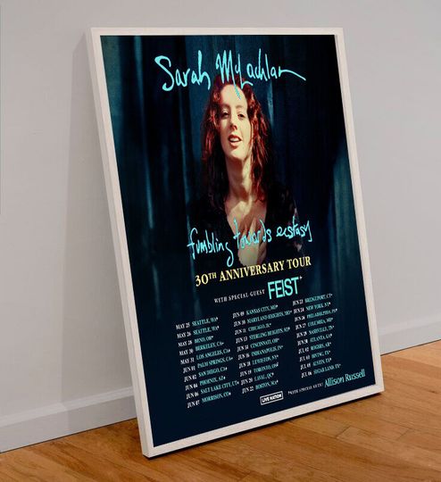 Discover Sarah McLachlan 2024 Tour Poster