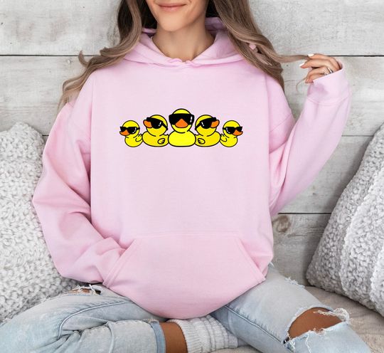 Discover Rubber Cool Cute Ducks Hoodie