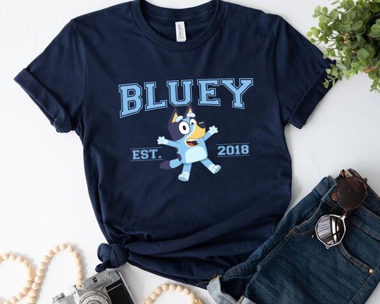 Discover BlueyDad Established 2018 Family Shirt
