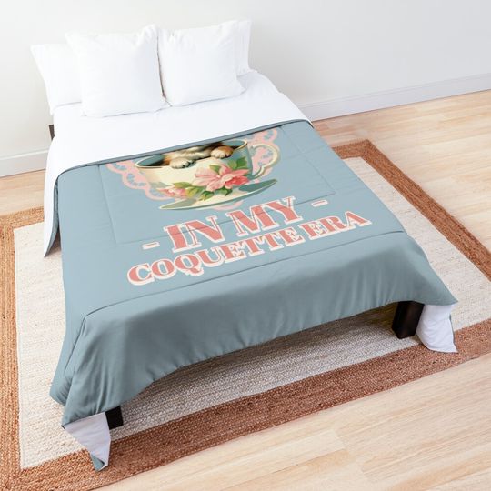 Discover Cute Kitten - In My Coquette Era Quilt