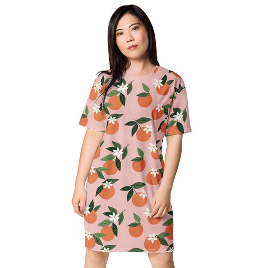 Discover CITRUS FRUIT FLORAL - T-shirt dress