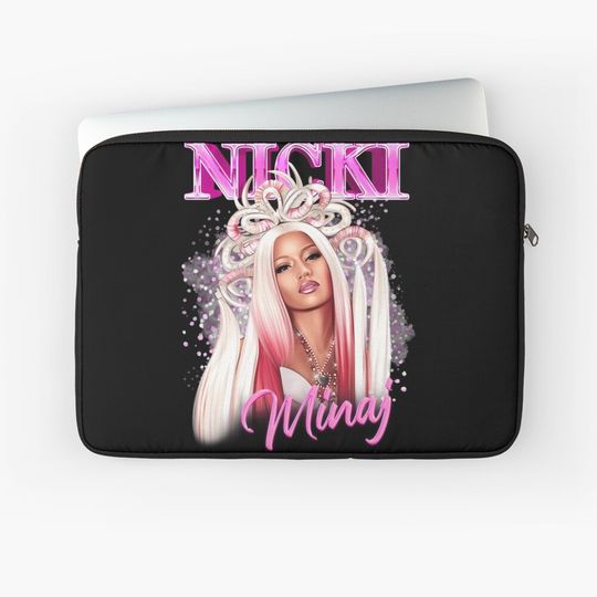 Discover Nicki Minaj Queen Of Rap Laptop Sleeve