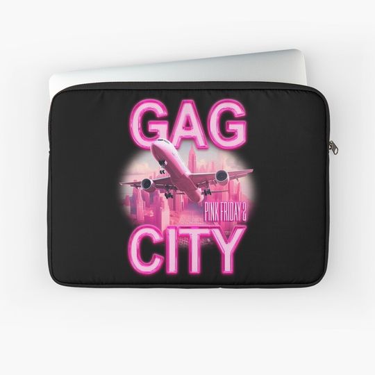 Discover Plane Nicki Minaj Queen Of Rap In Gag City Laptop Sleeve