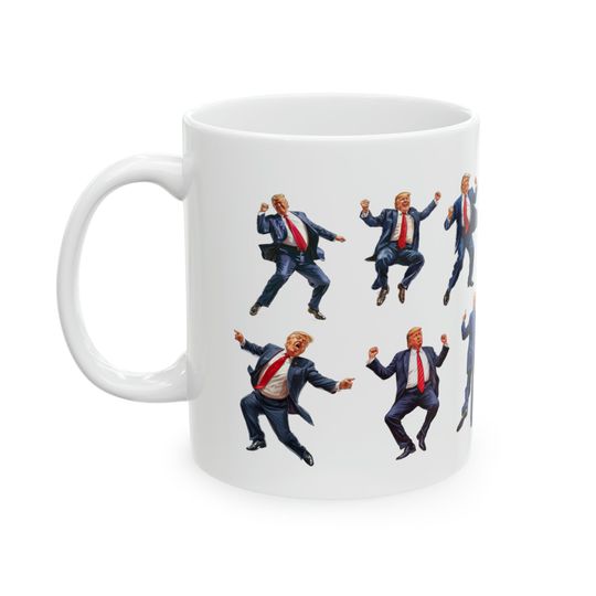 Discover Trump Dance Mug - Funny Gift for Supporters