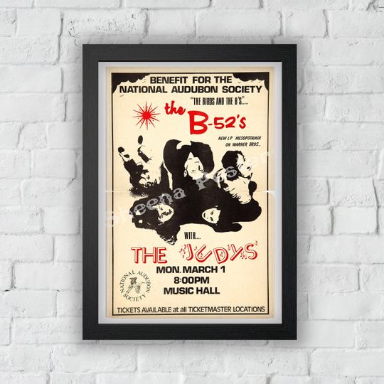 Discover The B-52's Concert Poster