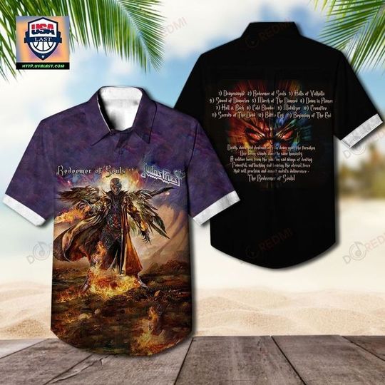 Discover Judas Priest Redeemer of Souls Album Hawaiian Shirt