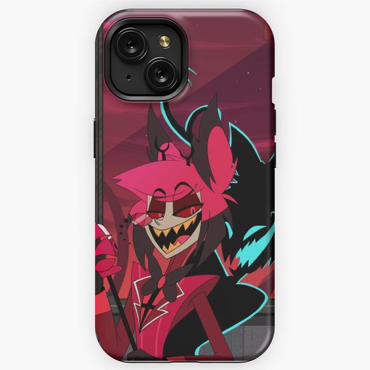 Discover Alastor and his Shadow Hazbin Hotel iPhone Case, Hazbin Hotel Fan Gift