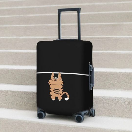 Discover Cartoon Animal Luggage Covers Tiger Funny Cruise Trip Vacation