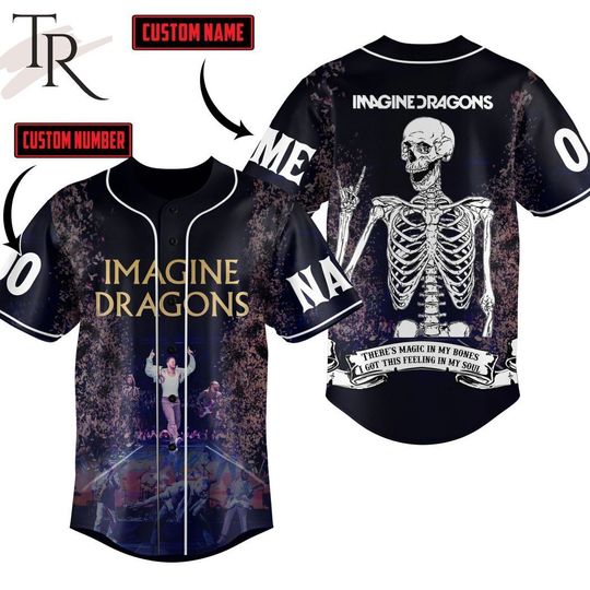 Discover Personalized Imagine Dragons Baseball Shirt