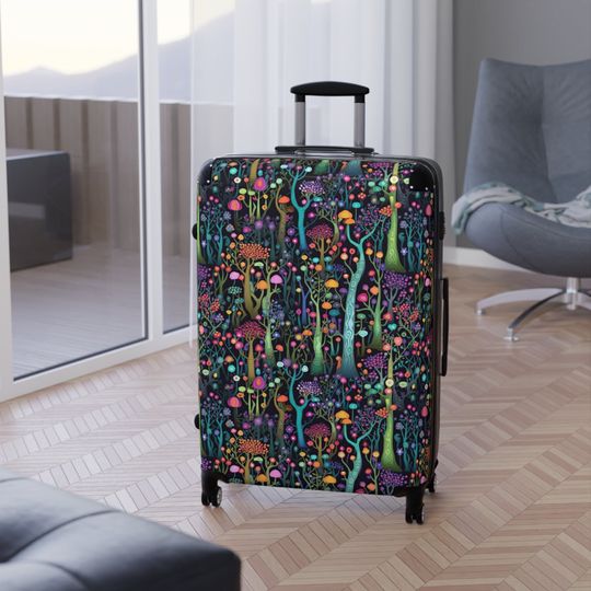Discover Enchanted Forrest | Trippy Trees Luggage Cover