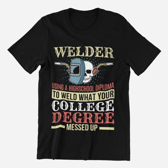 Discover Weld Vintage Funny Welding Love Welder Welders Gift T-Shirt