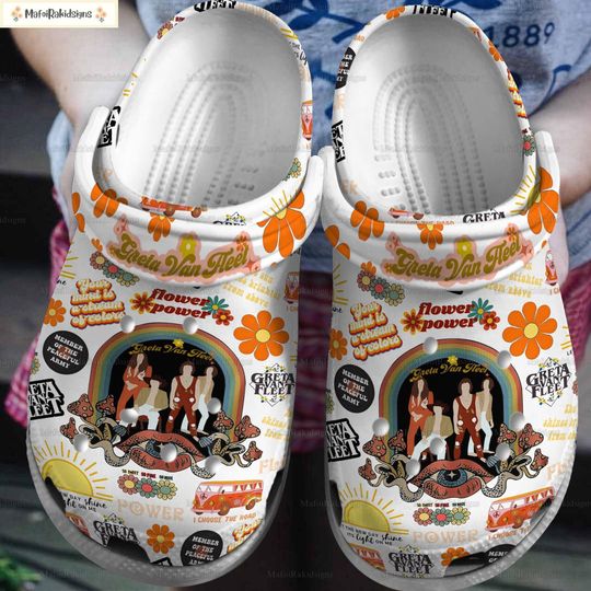 Discover Greta Van Fleet Clogs, Greta Van Fleet Sandals, Bohemian Summer Clogs