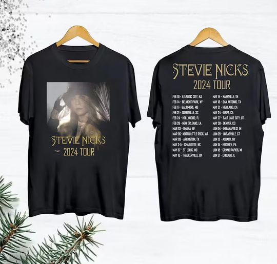 Discover Vintage Stevie Nicks 2024 Live In Concert T-Shirt