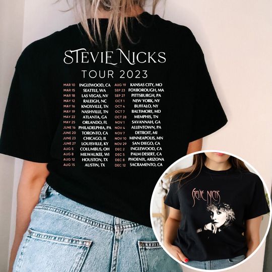 Discover Stevie Nicks Tour 2023 Shirt, Fleetwood Mac Band Tour