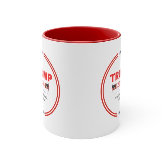 Discover Trump 2024 Accent Coffee Mug