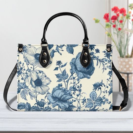 Discover Bohemian Floral Botanical Leather Bags
