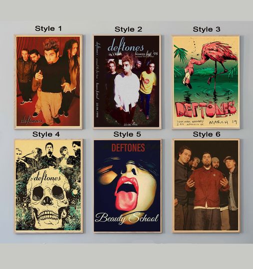 Discover Deftone Band Posters Music Album Cover Poster