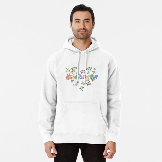 Discover Heartstopper Heart of Leaves (White background) Pullover Hoodie