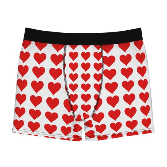 Discover Men's Boxer Briefs Full of Hearts