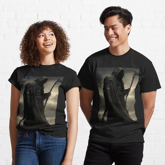 Discover Grim Reaper in Ominous Storm T-Shirt