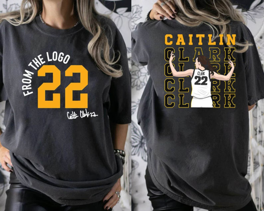 Discover Caitlin Clark Shirt, American Clark 22 Basketball t-shirt