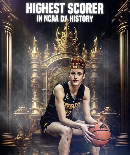 Discover Caitlin Clark All time leading scorer Poster