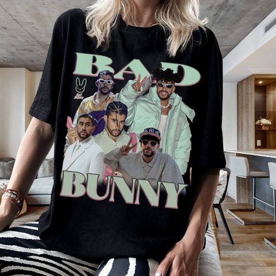 Discover Vintage Bad Bunny Unisex T-Shirt