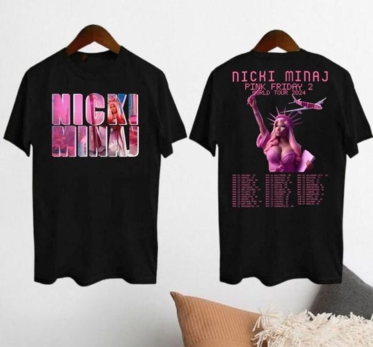 Discover 2024 Nicki Minaj Tour T-Shirt, Gag City Shirt, Nicki Minaj Pink Friday 2 Concert