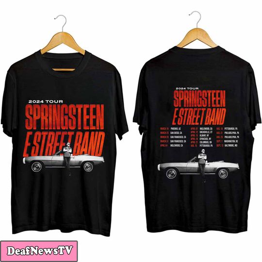 Discover Bruce Springsteen & The E Street Band Rescheduled US Tour 2024 Shirt