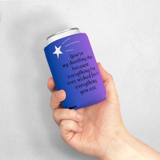 Discover Romantic "My Shooting Star" Can Cooler Sleeve