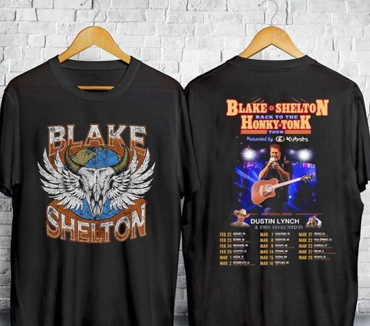 Discover Blake Shelton 2024 Back to the Honky Tonk Tour Shirt
