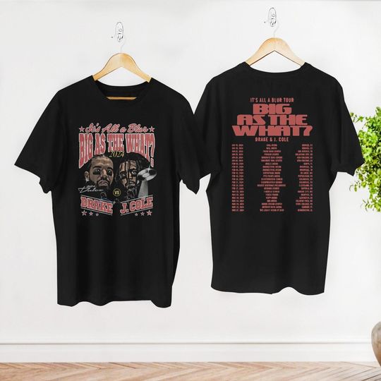 Discover 2024 Drake J Cole Tour T-Shirt