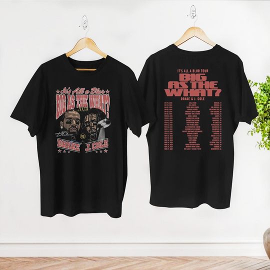 Discover 2024 Drake J Cole Tour T-Shirt