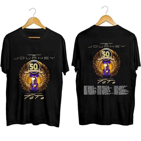 Discover Journey Freedom Tour 2024 Double Sided T-shirt