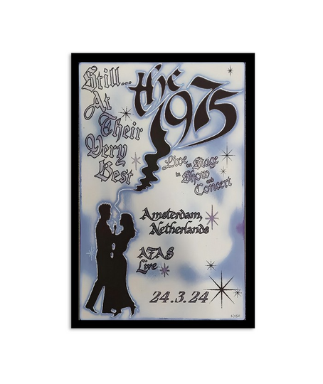 Discover Amsterdam Netherlands March 24 2024 The 1975 Tour Poster