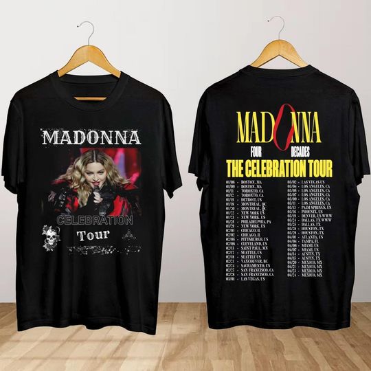 Discover Madonna The Celebration Tour 2024 T-Shirt