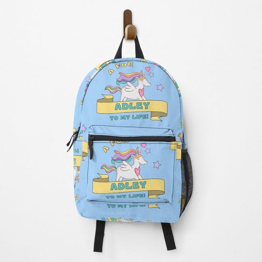 Discover A For Adley Backpack, Unicorn Backpack