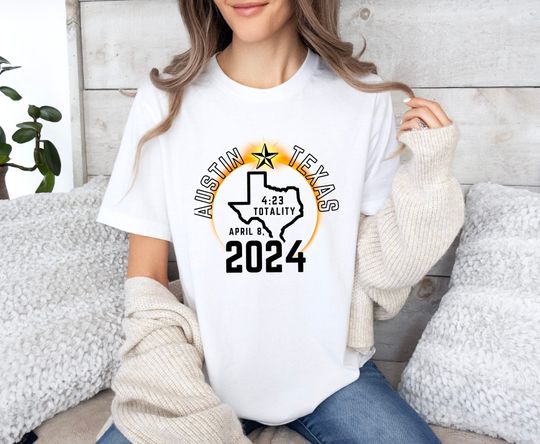 Discover USA Solar Eclipse Shirt, Custom State City, Totality Viewing Shirt