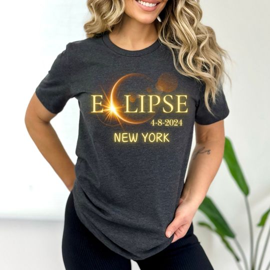 Discover Total Solar Eclipse 2024 Shirt, April 8 2024 Path of Totality Shirt