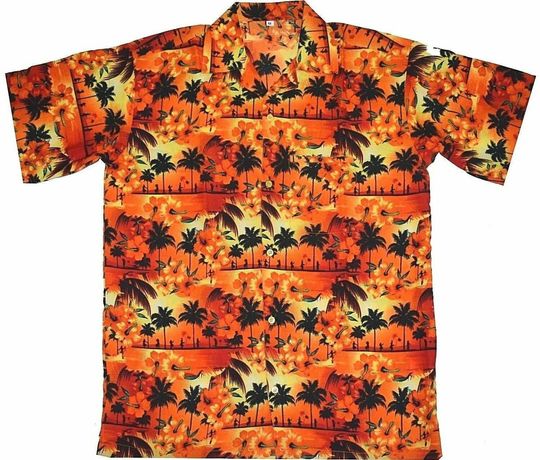 Discover Hawaiian shirt vacation tropical tree aloha holiday party