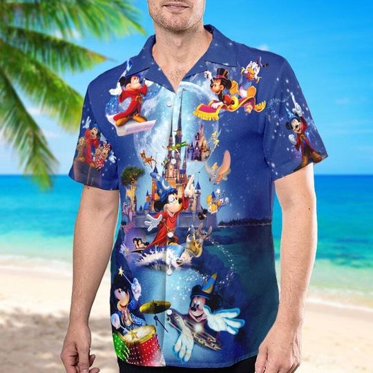 Discover Mouse Magic Hawaii Beach Shirt